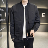 抖音原版面料男士外套棒球领工装夹克男2220薄P90二棉P100，男装夹克，电商D246