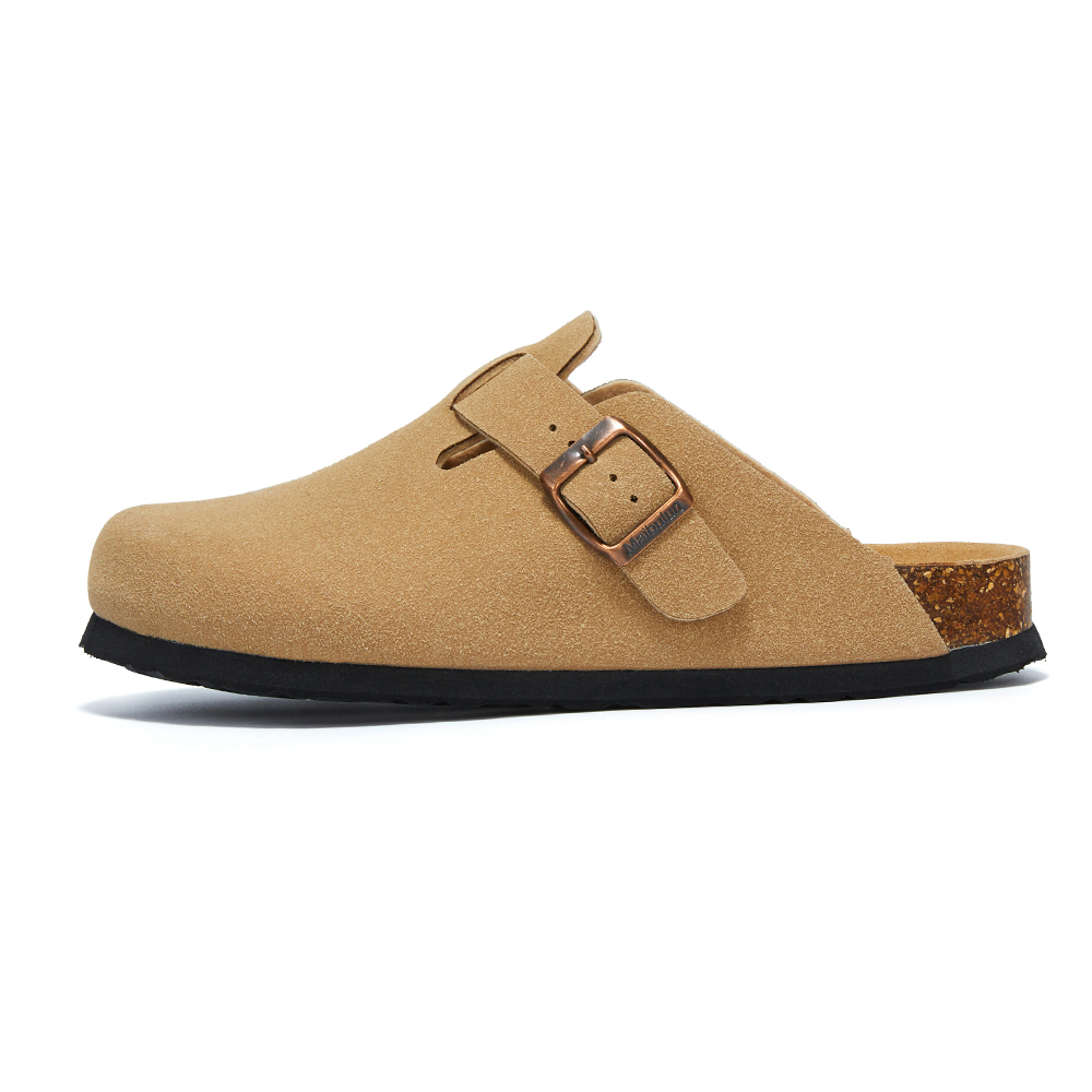 勃肯鞋平底户外包头软木拖鞋