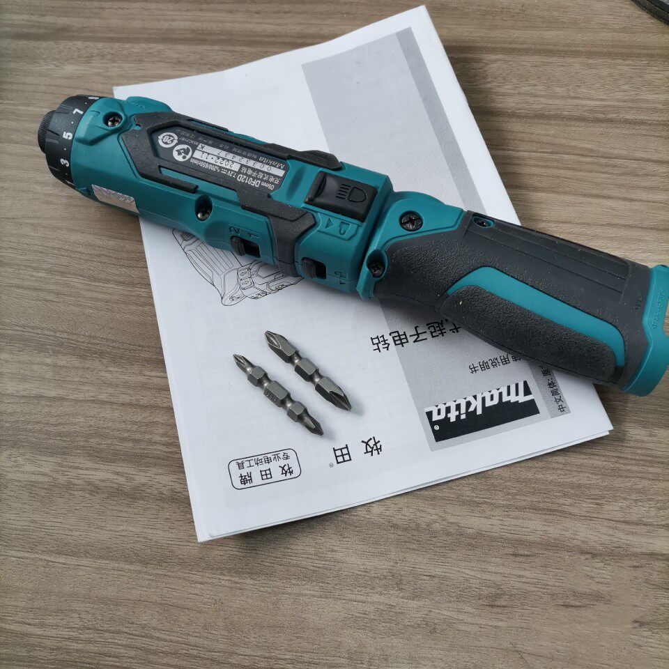MAKITA 전기 드라이버 DF012D 충전식 전기 드라이버 다기능 휴대용 접이식 소형 연필 드라이버