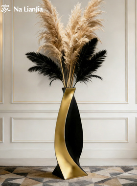 现代简约陶瓷大花瓶摆件客厅