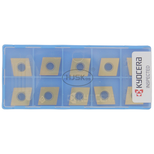 韩国京瓷数控刀片 CNGA120404 A66N淬火钢件菱形加硬涂层车刀片