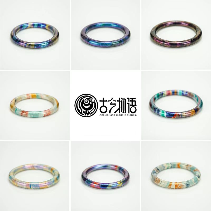 [古今物语]纯手工非遗大漆木质手镯古法原创饰品复古风礼品首饰女