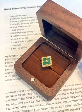 深圳水贝999足金5G镶嵌布契拉提戒指花团锦簇花朵轻奢黄金戒指女