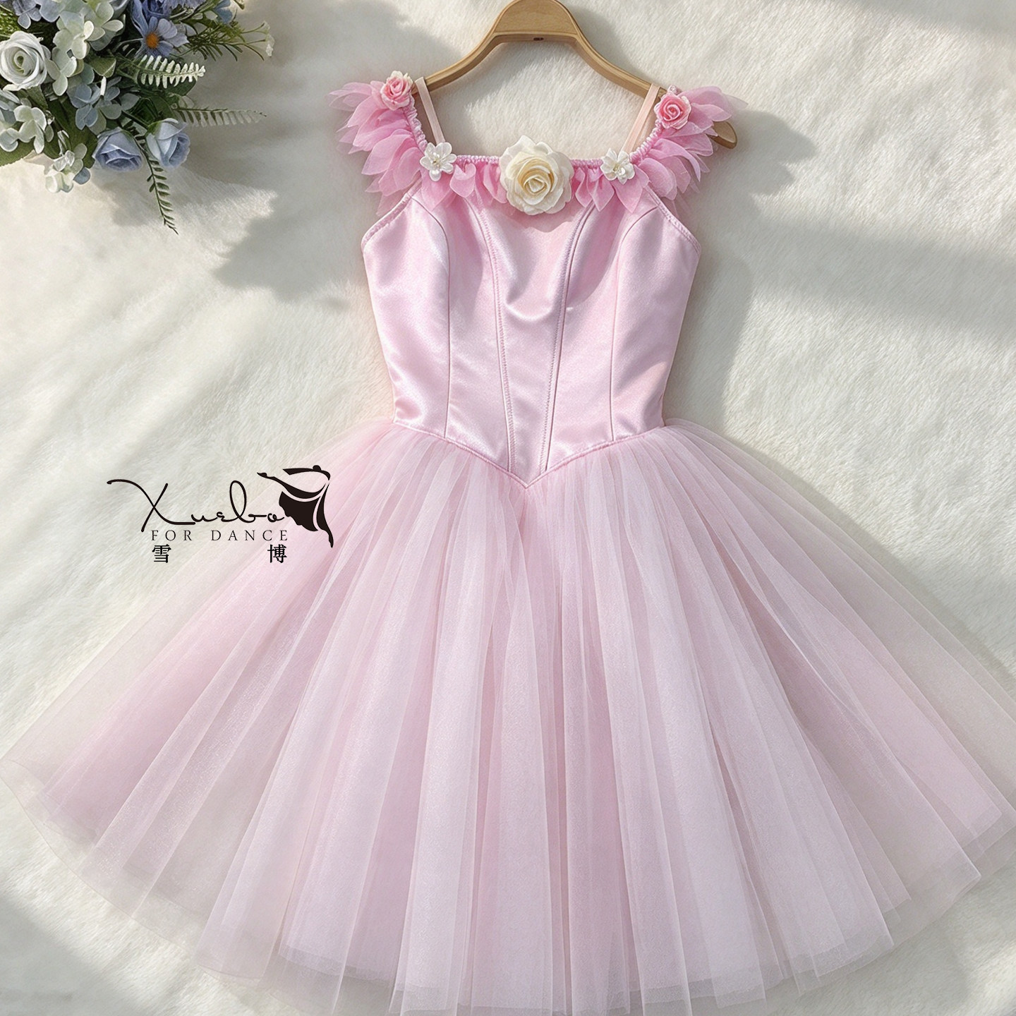 关不住的女儿比赛服芭蕾舞裙女童芭蕾舞演出服舞蹈服tutu裙
