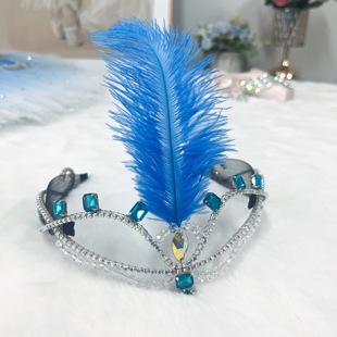 雪博芭蕾TUTU裙头饰帕基塔睡美人银仙子蓝鸟芭蕾串珠皇冠头饰