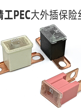 进口精工PEC汽车货车插入式保险丝CT BT系列大外插120A保险丝