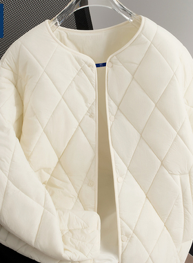 捷尼拉莫GENIOLAMODE无领棉服男女春季新款轻薄日式设计感棉袄子