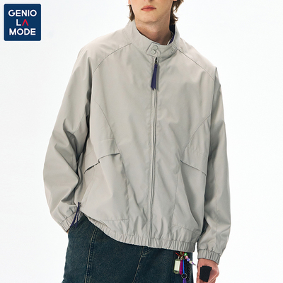捷尼拉莫GENIOLAMODE男款外套2025新款美式工装bomber飞行员夹克