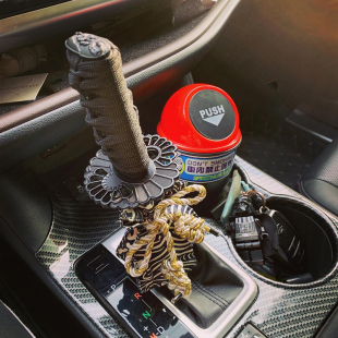 JDM汽车通用排挡杆武士排挡头刀剑挡把头武士道改装 波棍头挂挡杆