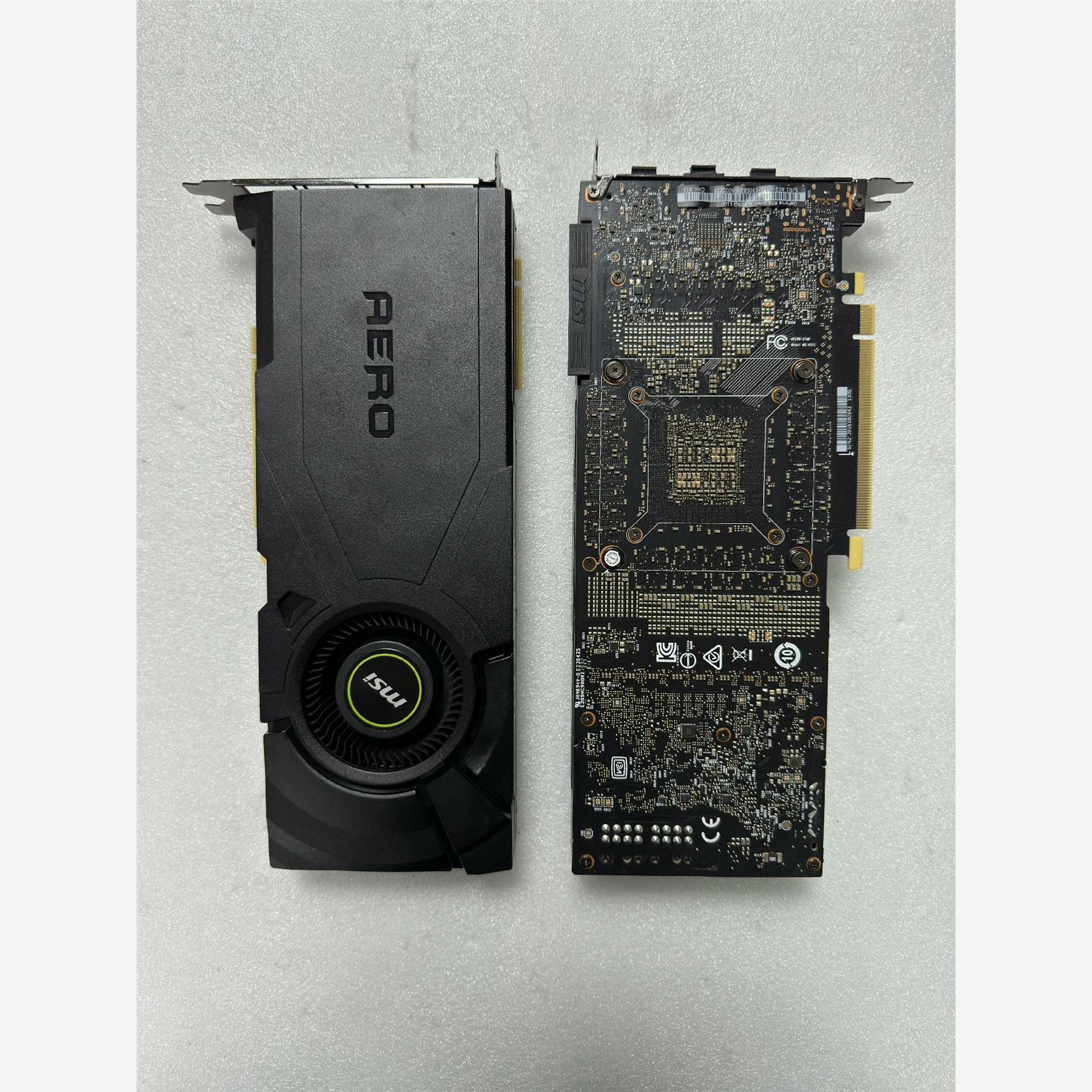 微星 2080Ti 涡轮显卡尾部供电 2张-议价商品