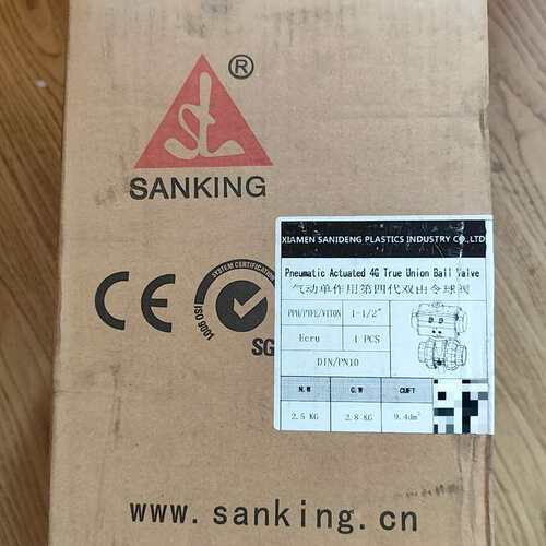 SANKING三厘气动双由令球阀，型号MIT，PPI材质，1--议价商品