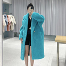 2025冬新款 皮草外套 泰迪熊羊羔毛羊剪绒廓形颗粒teddy皮草中长款