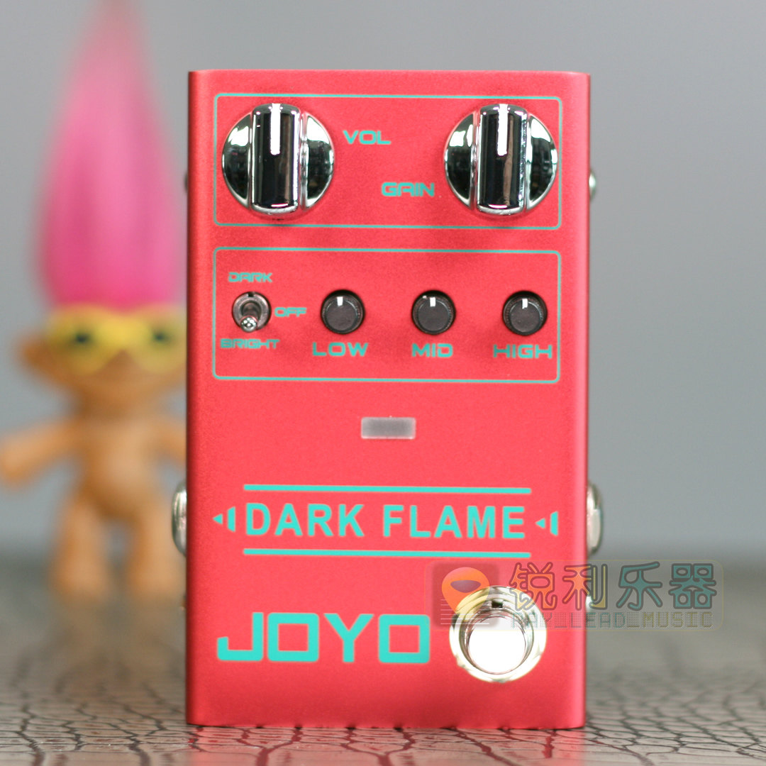Joyo R-17 DARK FLAME卓乐高增益失真效果器电吉他现代金属单块