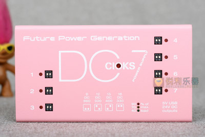 【CIOKS DC7 Pink】粉色限量版 专业效果器电源 单块供电【锐利】