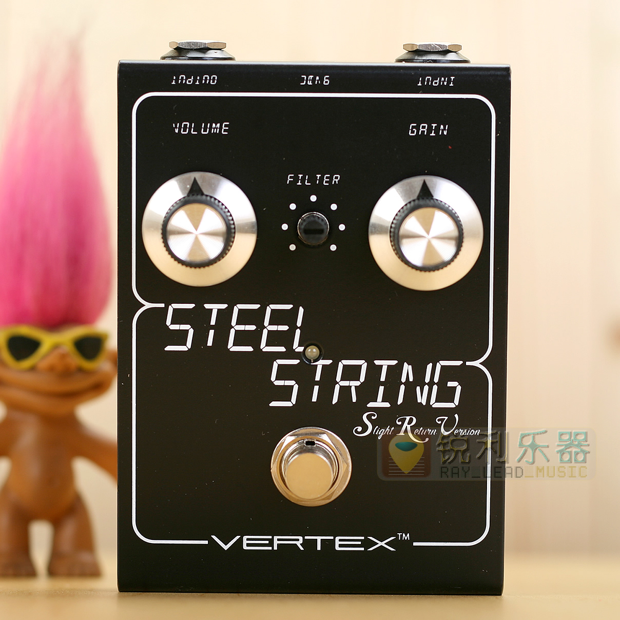 【Vertex Steel String S.R.V.】限量版过载激励效果器【锐利】