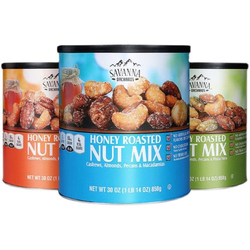 savanna美国蜂蜜杏仁混合装坚果