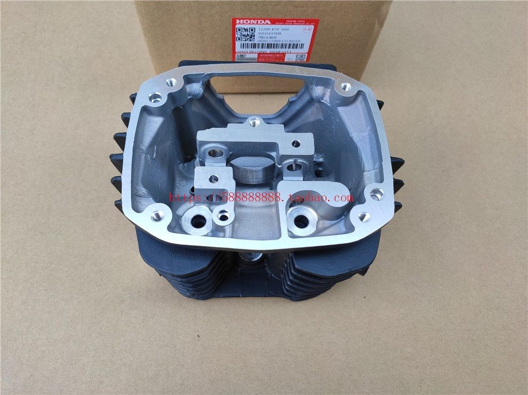 适用于新大洲本田190X190R风暴眼气缸头摩托车缸头黑色原厂配件