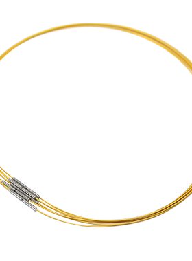 锁骨女款玫瑰金镀18k银项圈