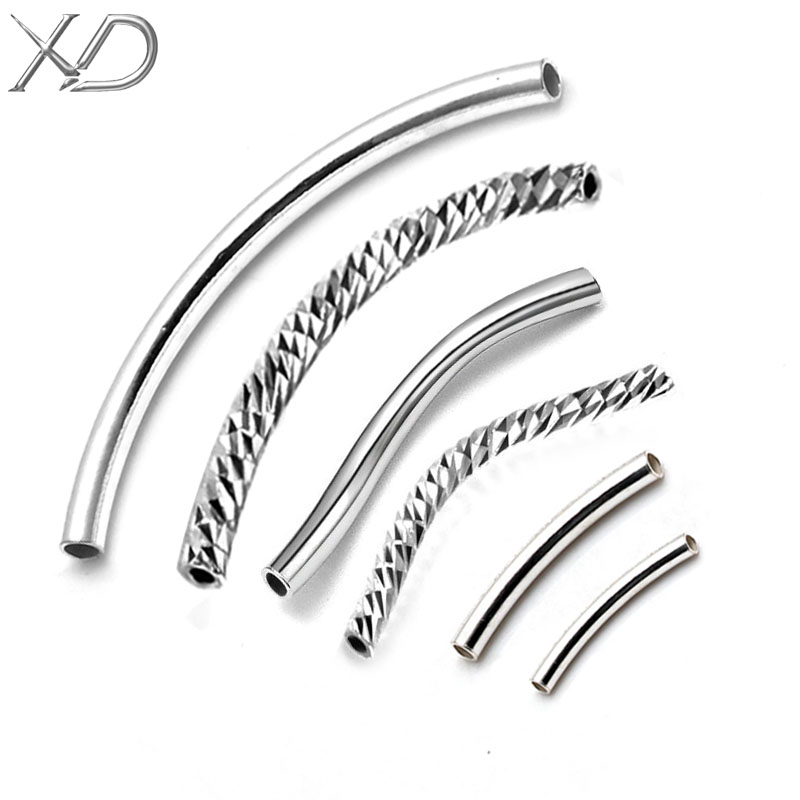 XD925 Silver elbow Bracelet diy parts alone elbow Plain silver Length elbow Silver tube Handmade beaded Material Sciencein the Accessories/Fashion Jewelry,  DIY Fitting , Elbow  category - from Buy2taobao.com to provide professional Taobao agent buy service