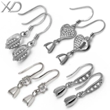 XD Серьги, клипсы, платиновые аксессуары, серебро 925 пробы, DIY