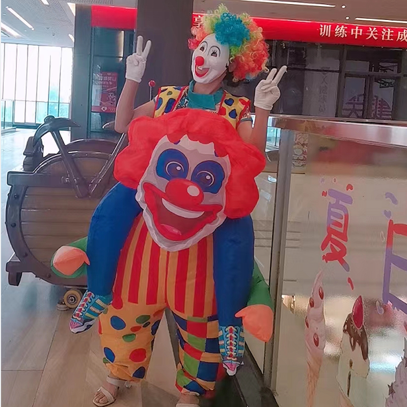 卡通玩偶小丑表演服装创意可爱