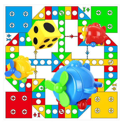 经典飞行棋3D立体小飞机桌面游戏