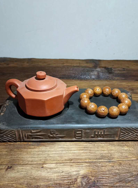 中式风复古老旧盆栽底座