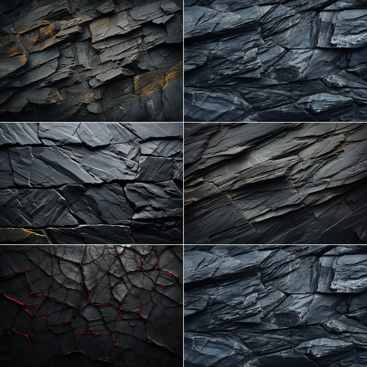 3D鱼缸背景贴纸仿真岩石超纹理加厚不透光鱼缸造景立体水族正面胶