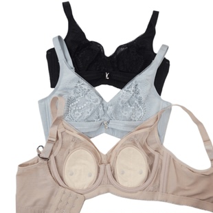 奥丽侬文胸倍丽挺超薄杯兔耳朵透气聚拢调整型收副乳胸罩OTW9541