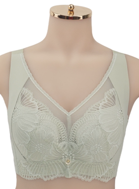 正品奥丽侬文胸罩大胸显小薄款聚拢上托调整收副乳内衣女OTW9616