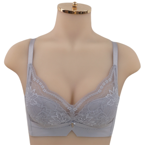 奥丽侬内衣小胸中厚杯聚拢上托防下垂收副乳性感调整型文胸OW8828