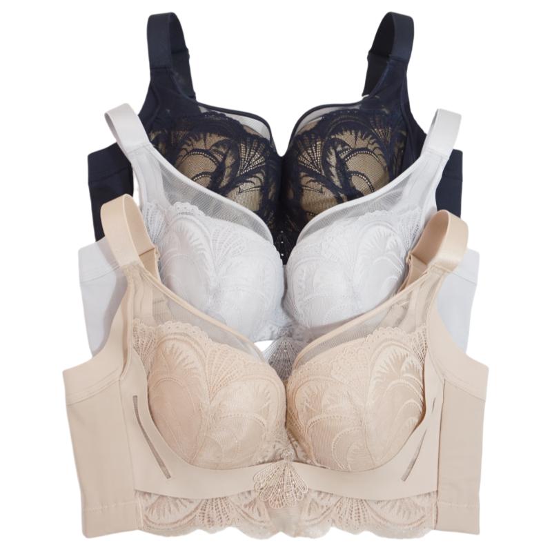 阁兰缇娜文胸买一送一精油中厚杯非海绵透气聚拢定性调整型YH6-1