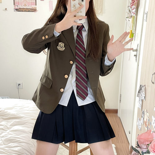 西装外套常规西服栗子猪