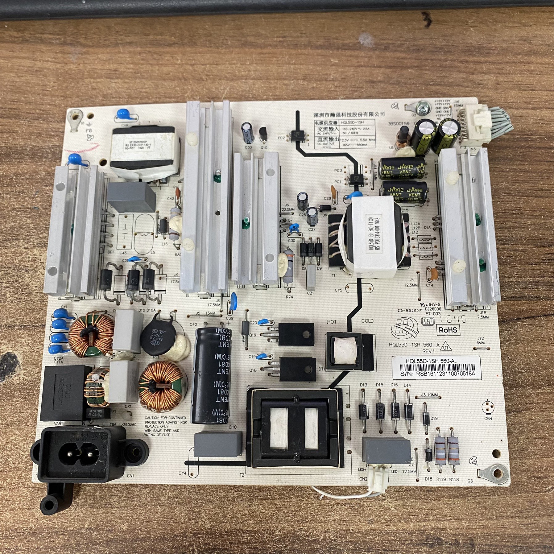 长虹55Q3TA55Q3T55G6电源板
