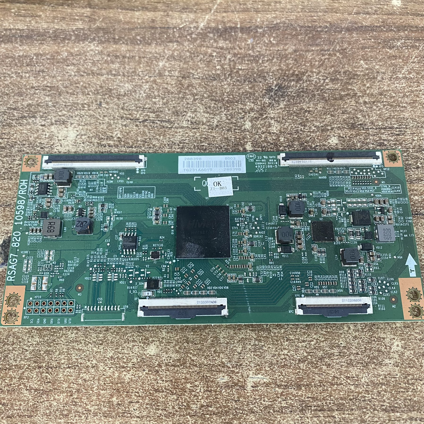 原装海信65E8G液晶逻辑板RS