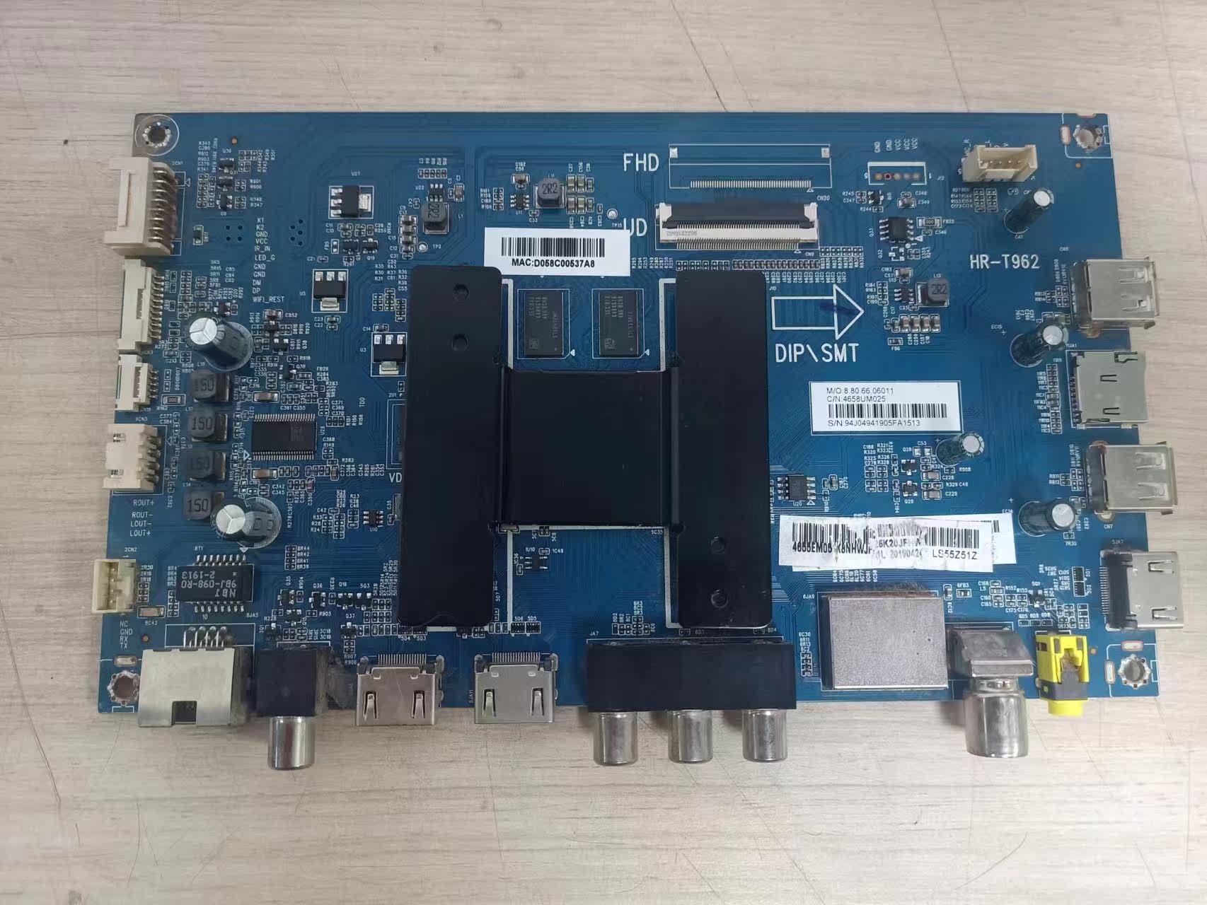 原装海尔LS55Z51Z主板0091802191V1.7配屏LC546PU2L03 - 实物图