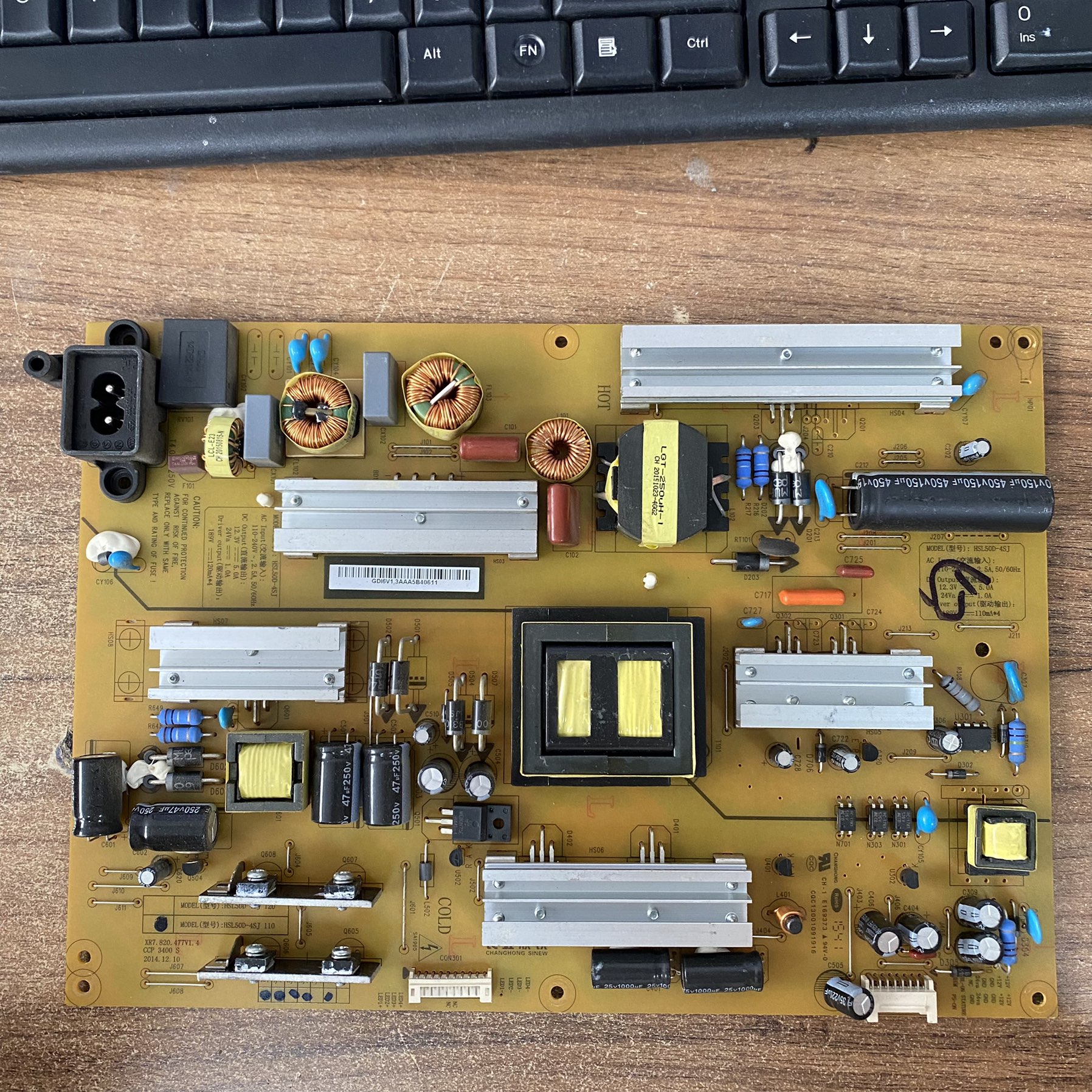 原装长虹50Q2FU电源板XR7.820.4