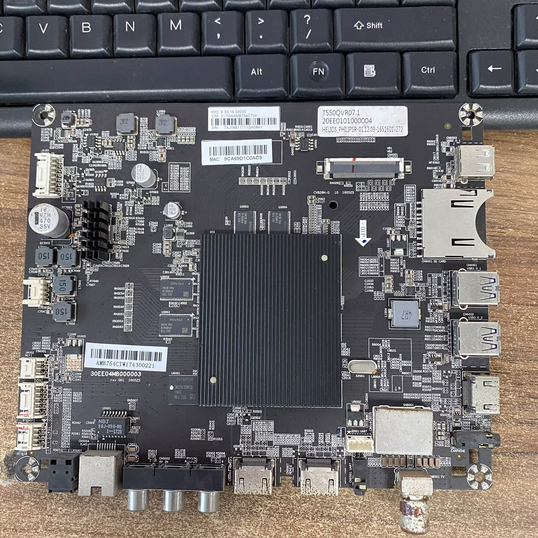 飞利浦55PUF6301/T3主板30EE04M