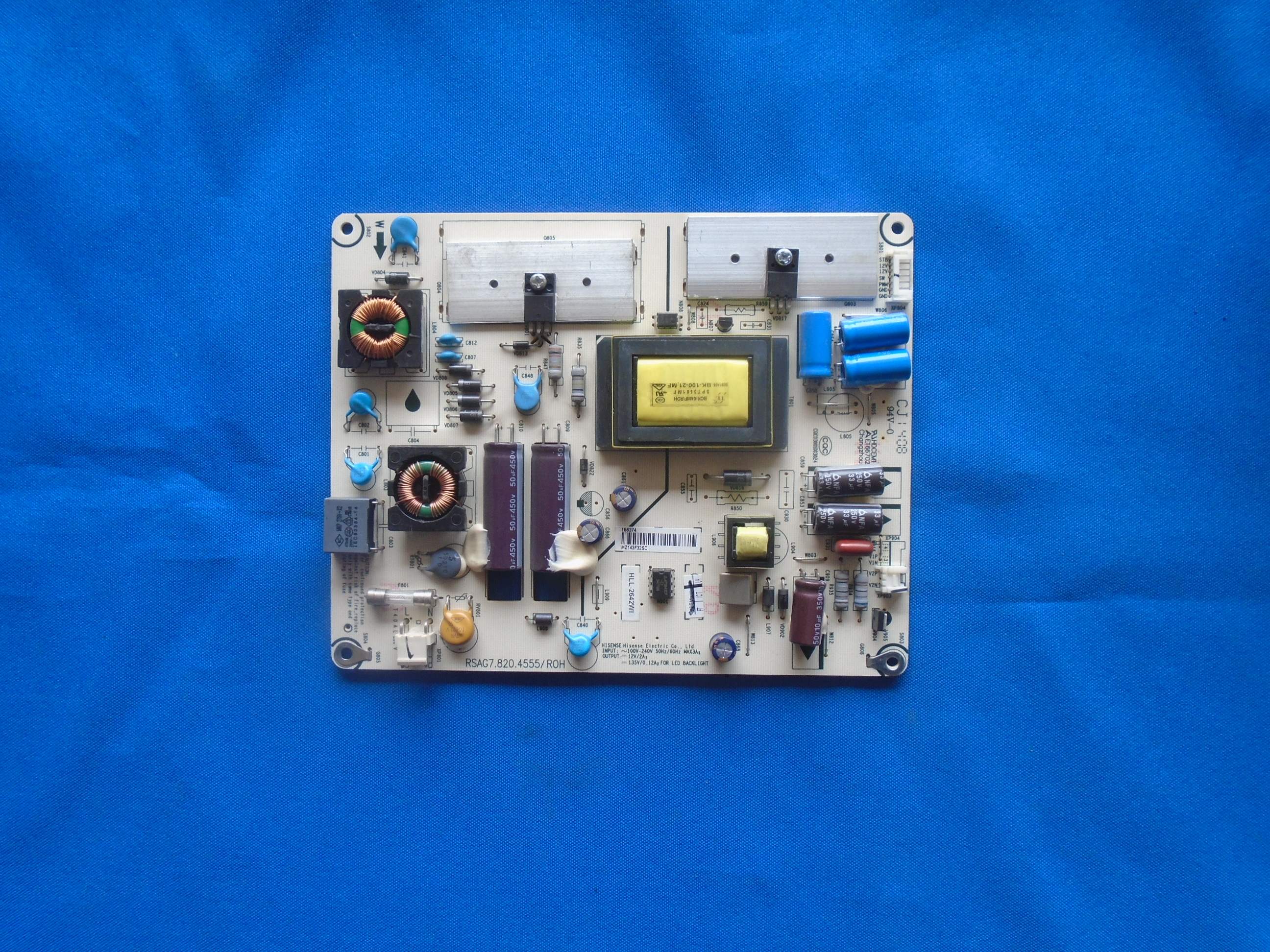 A原装海信LED39L188电源板RSAG7.820.4555/ROH HLL-2642WI 7针2针