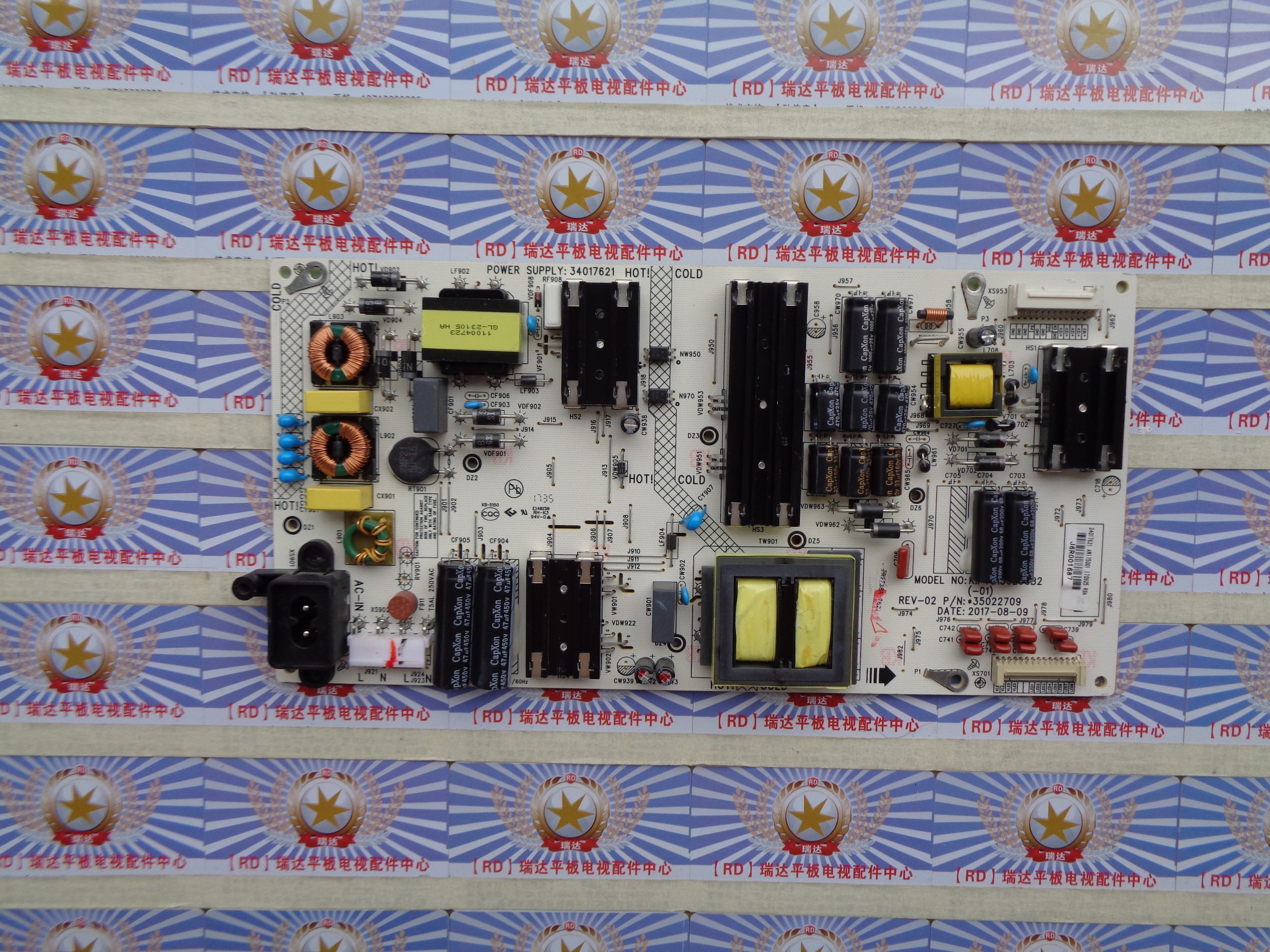 AA原装康佳 LED43R1 电源板 34017621 35022709 KIP+L150E08B2-01