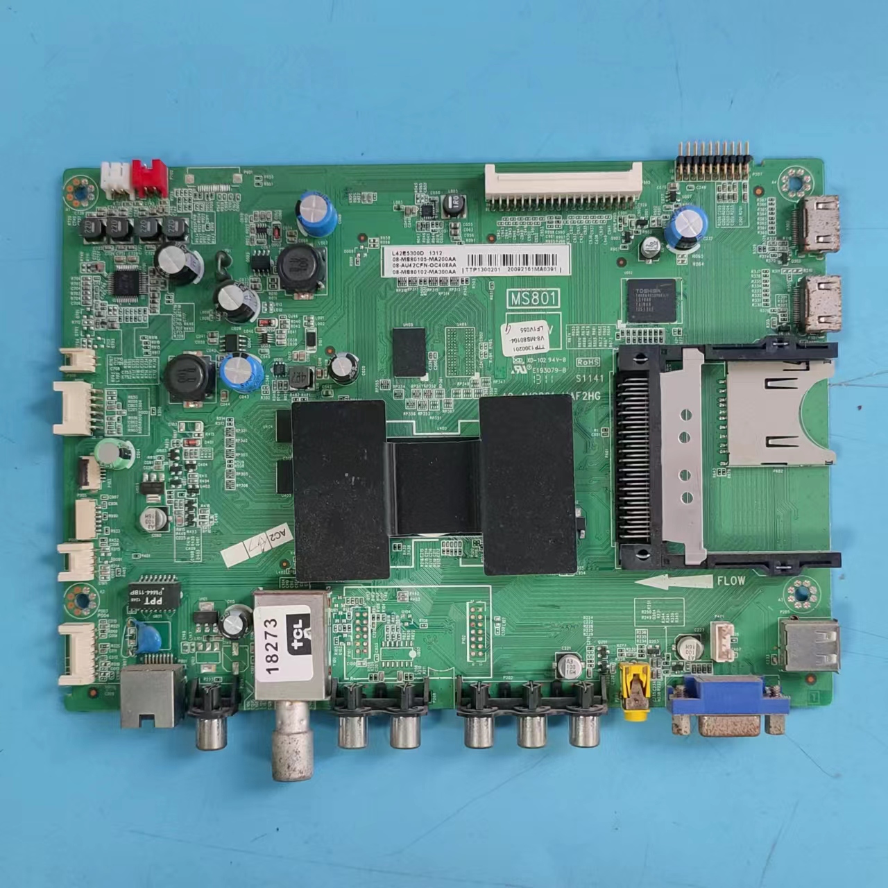 原装TCLL42E5300D主板实物图
