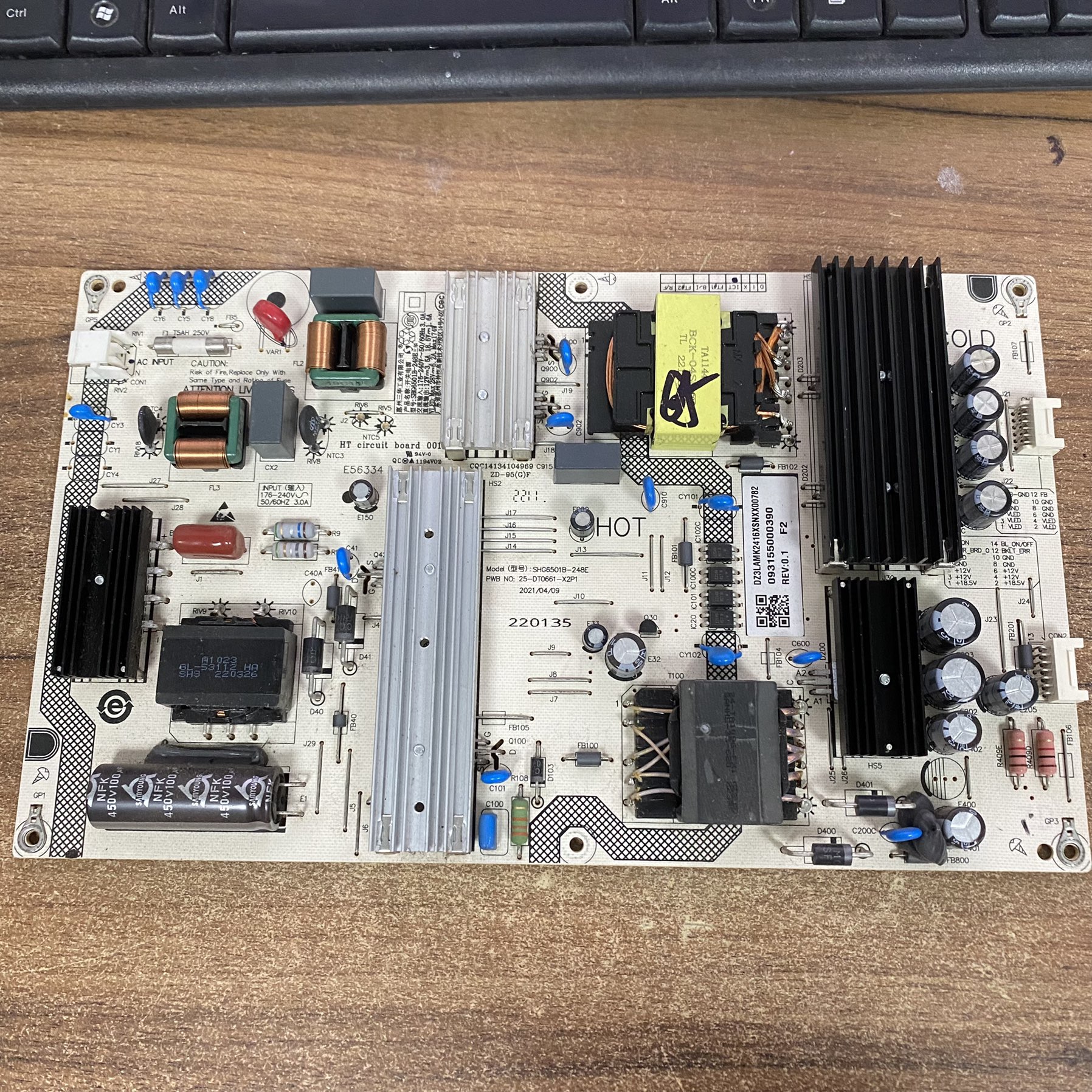 原装小米L65M7-ES电源板SHG65