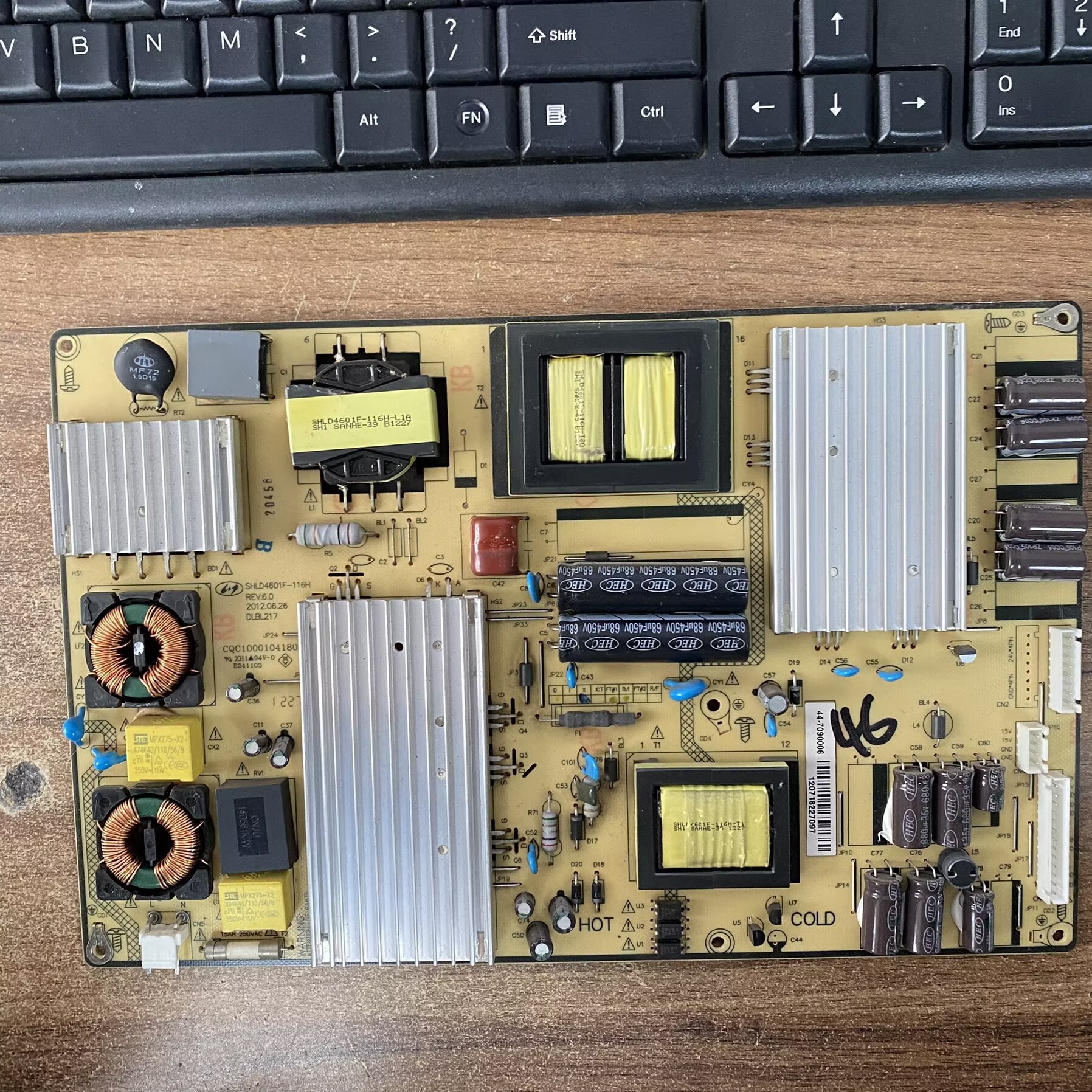 三洋46CE428LED BOE LE-46M850D电源板SHLD4601F-116H现货拆机 华