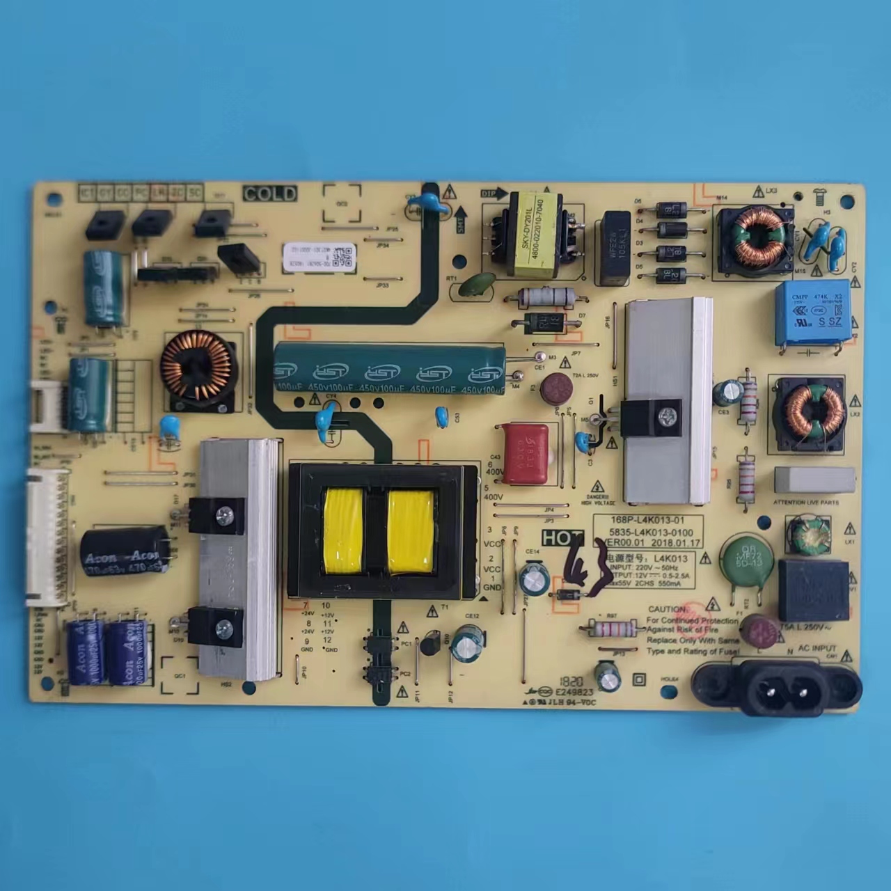 原装创维43G6A电源板实物图