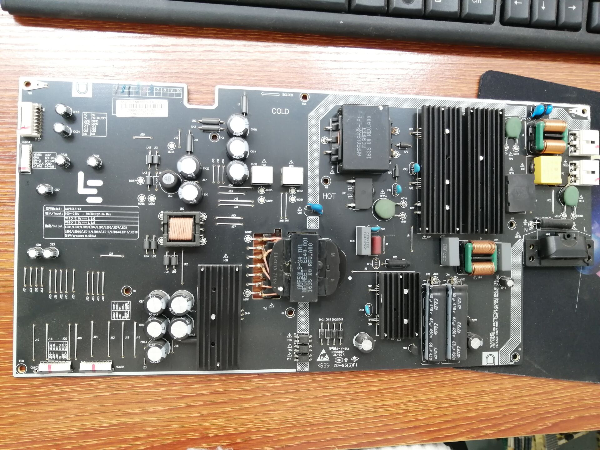 乐视L504UCNN液晶电视电源板