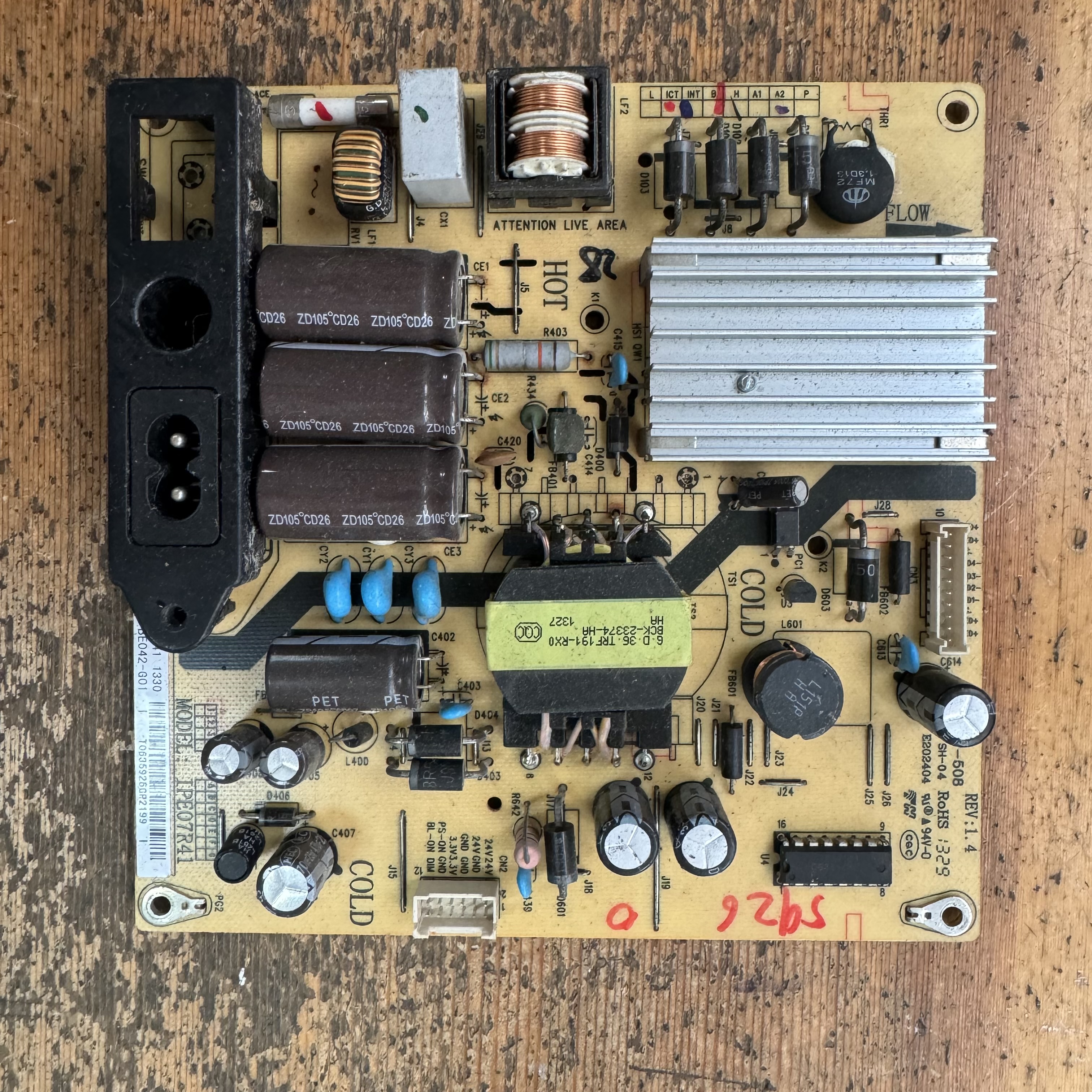 现货原装TCLL42F1590B电源板