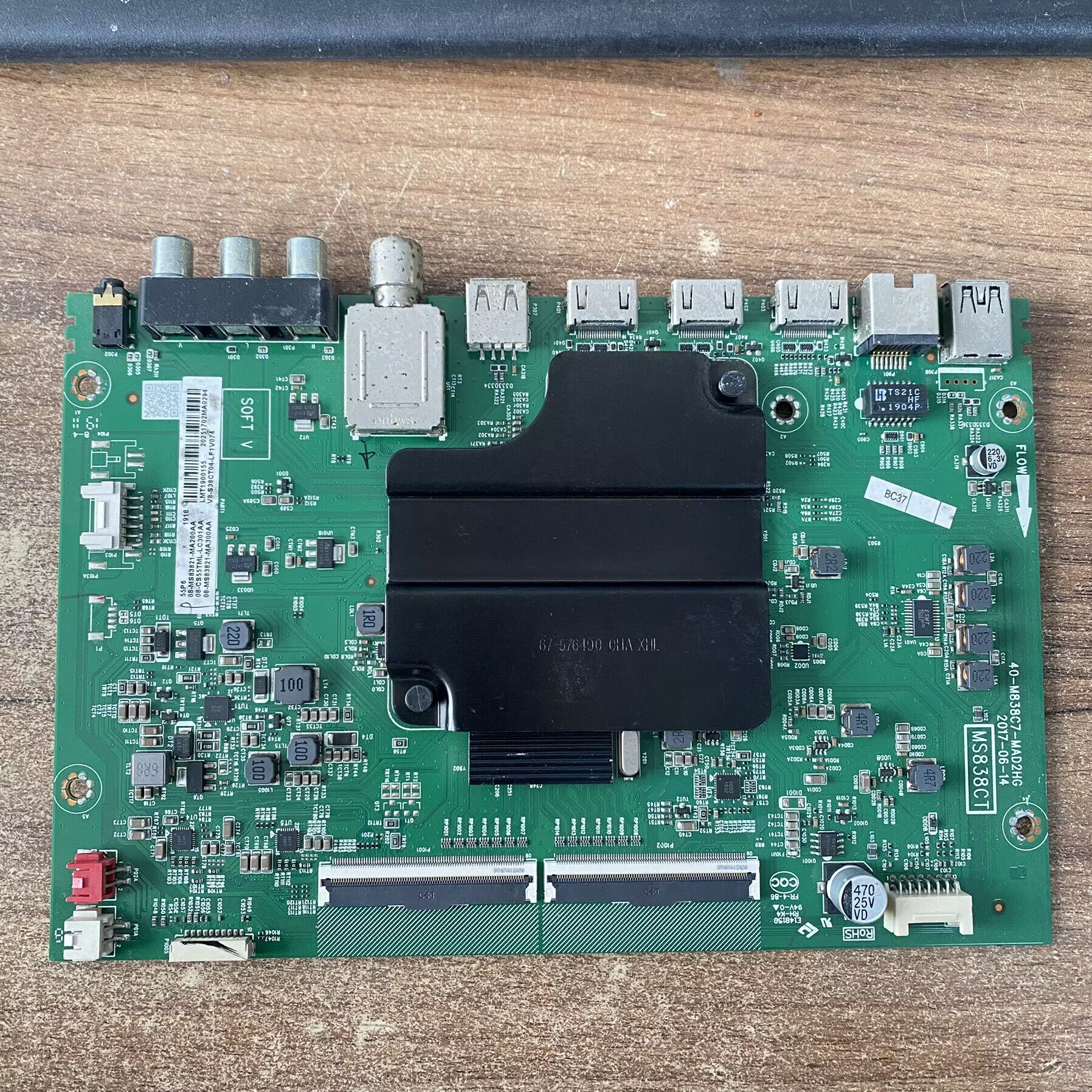 TCL55P6电视机主板40-M838C7-M