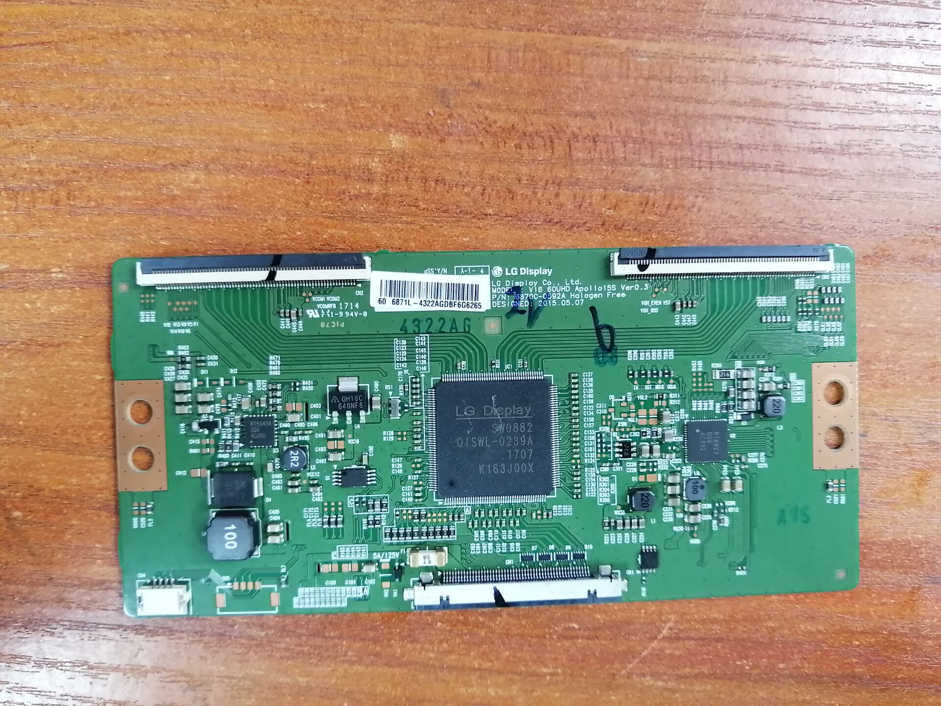 康佳LED60R6000E逻辑板