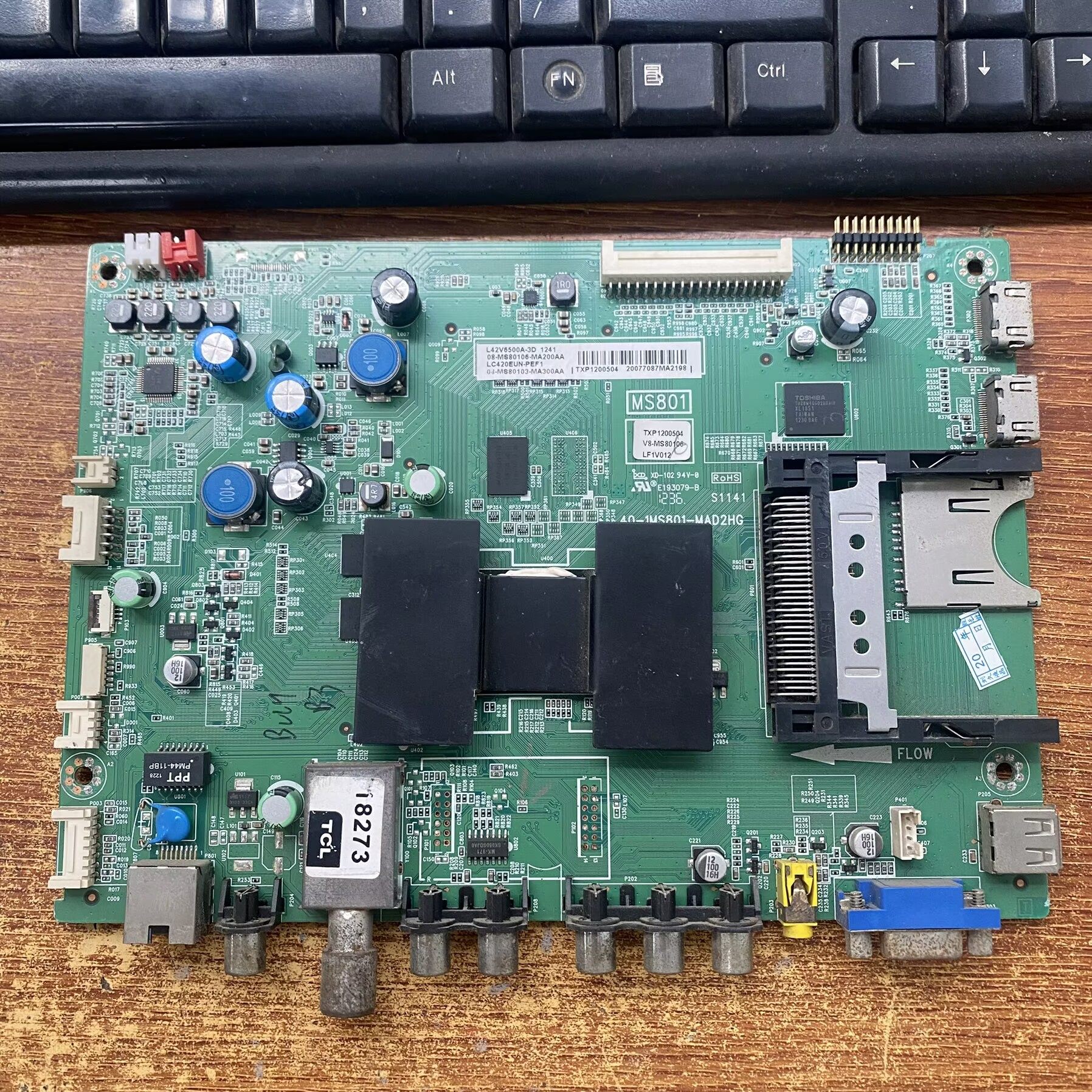 TCLL42V6500A-3D电视机主板40-