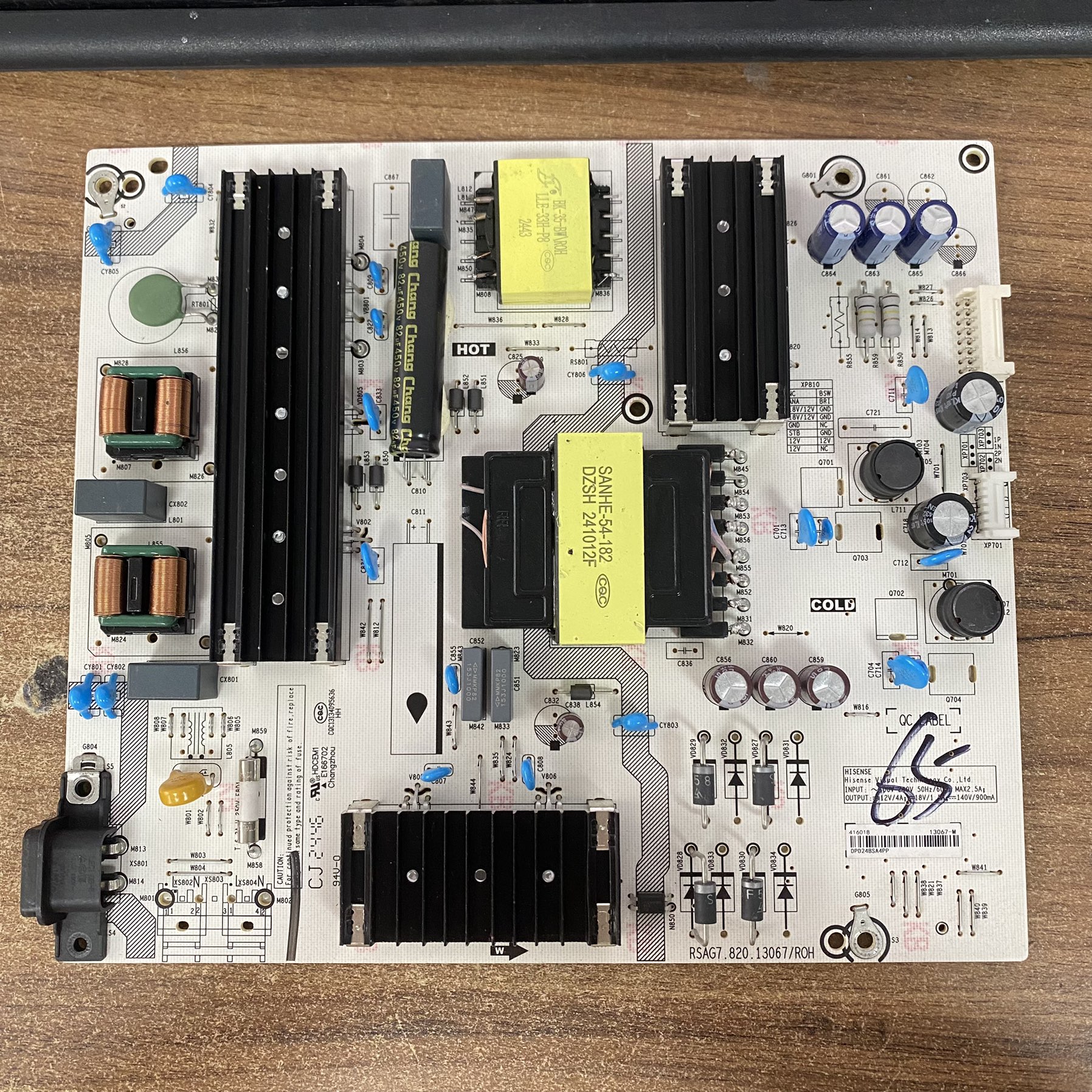 测好发海信75E3ND/75E3N电源板